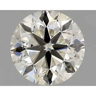 0.80 Carat Round K SI1 VG EX GIA Natural Diamond