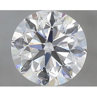 0.8 Carat Round D SI1 EX VG GIA Natural Diamond