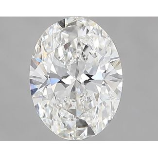 1.03 Carat Oval F VVS1 - VG GD IGI Natural Diamond