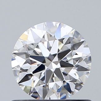 0.6 Carat Round D VS1 EX VG GIA Natural Diamond