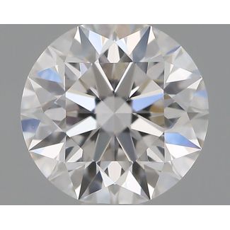 0.61 Carat Round D VVS1 EX GIA Natural Diamond