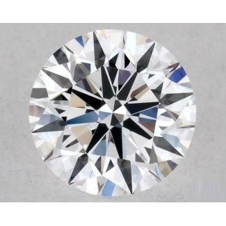 0.34 Carat Round D VVS1 EX GIA Natural Diamond