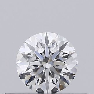 0.23 Carat Round E VVS2 EX VG GIA Natural Diamond