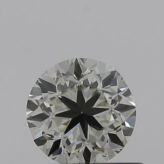 0.50 Carat Round K VS2 G EX GIA Natural Diamond