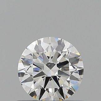 0.5 Carat Round H VS2 EX VG GIA Natural Diamond