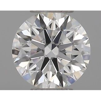 0.40 Carat Round H VVS1 EX GIA Natural Diamond