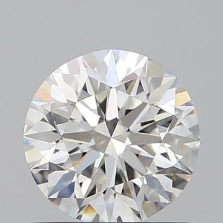 0.9 Carat Round H VVS2 EX GIA Natural Diamond