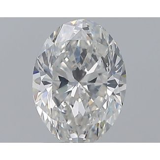 1.29 Carat Oval F SI1 - EX GIA Natural Diamond