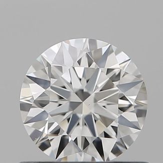 0.62 Carat Round H VS1 EX GIA Natural Diamond