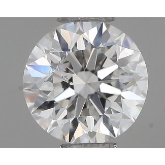 0.40 Carat Round F SI2 VG GIA Natural Diamond