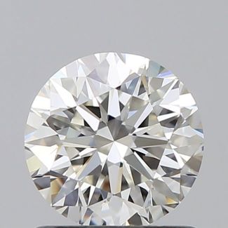 0.90 Carat Round H VVS2 VG GIA Natural Diamond