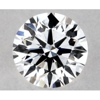 0.37 Carat Round D VVS1 EX GIA Natural Diamond