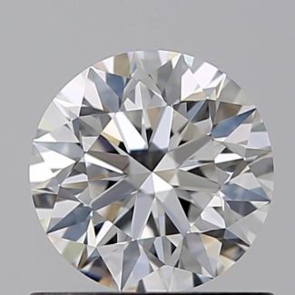 0.61 Carat Round E VVS2 EX GIA Natural Diamond