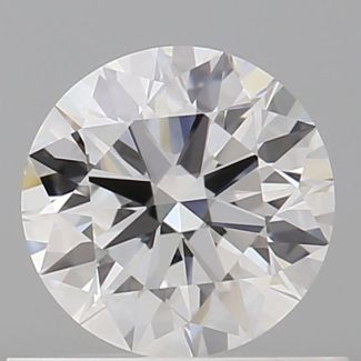 0.62 Carat Round E VVS1 EX GIA Natural Diamond