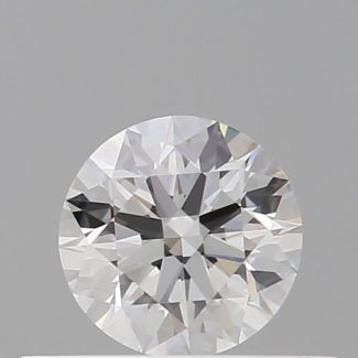 0.36 Carat Round D VVS1 EX GIA Natural Diamond