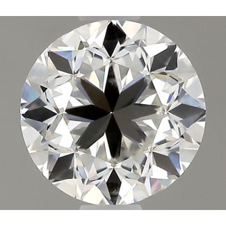 0.9 Carat Round H SI1 GD EX GIA Natural Diamond