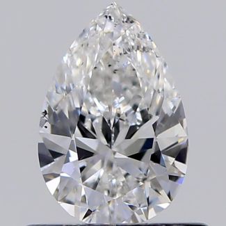 0.50 Carat Pear F SI1 - VG GIA Natural Diamond