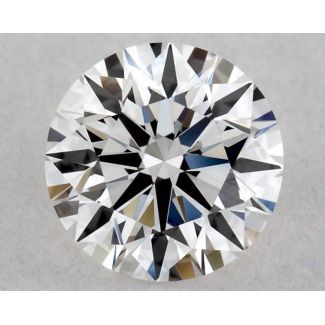 0.56 Carat Round F VVS2 EX GIA Natural Diamond