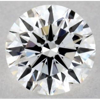 0.36 Carat Round E VVS1 EX VG GIA Natural Diamond