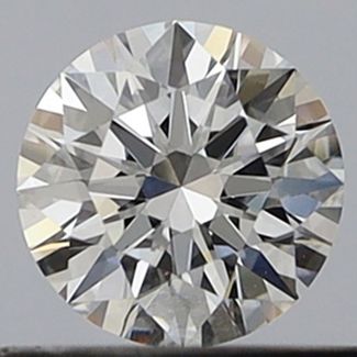 0.35 Carat Round D VS1 EX GIA Natural Diamond