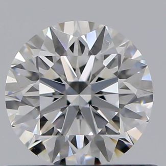 0.53 Carat Round E VS1 EX GIA Natural Diamond