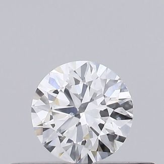 0.23 Carat Round D SI2 VG EX GIA Natural Diamond