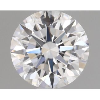 0.72 Carat Round F VVS1 EX GIA Natural Diamond