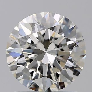 1.22 Carat Round J SI1 EX GIA Natural Diamond