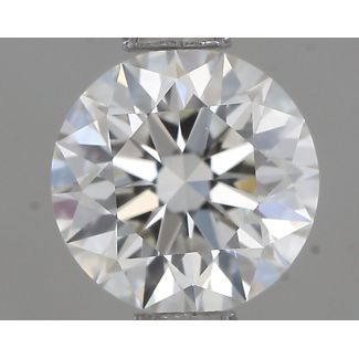 0.61 Carat Round H VVS2 EX GIA Natural Diamond