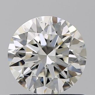 0.73 Carat Round I VS2 EX GIA Natural Diamond