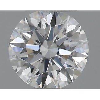 0.21 Carat Round E VVS1 EX GIA Natural Diamond