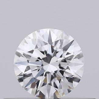 0.27 Carat Round E SI1 EX VG GIA Natural Diamond