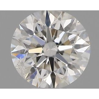 0.30 Carat Round G SI2 EX GIA Natural Diamond