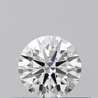 0.31 Carat Round H VVS1 EX GIA Natural Diamond