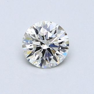 0.56 Carat Round G SI1 EX GIA Natural Diamond