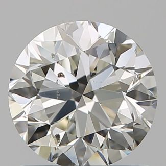 1.00 Carat Round J SI2 VG EX GIA Natural Diamond