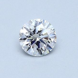 0.51 Carat Round D VVS1 VG EX GIA Natural Diamond