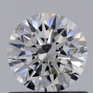 0.63 Carat Round D VS2 EX GIA Natural Diamond