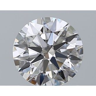 0.91 Carat Round E VVS1 EX GIA Natural Diamond