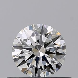 0.35 Carat Round F VS2 EX GIA Natural Diamond