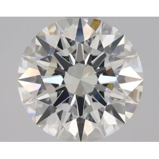 1.08 Carat Round H VVS2 EX GIA Natural Diamond