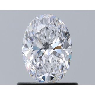 0.7 Carat Oval D VVS2 - EX GIA Natural Diamond