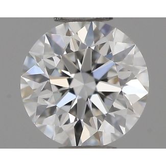 0.37 Carat Round F VS2 VG EX GIA Natural Diamond