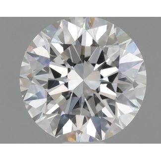 0.5 Carat Round E VVS1 EX GIA Natural Diamond