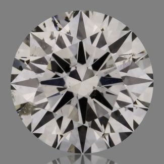 0.71 Carat Round I SI2 EX GIA Natural Diamond