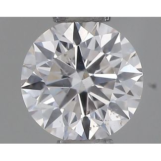 0.32 Carat Round G SI1 EX GIA Natural Diamond