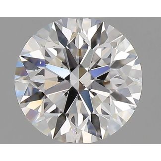 0.70 Carat Round D VS2 EX GIA Natural Diamond