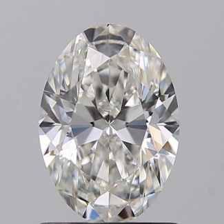 1.00 Carat Oval D VVS2 - EX GIA Natural Diamond