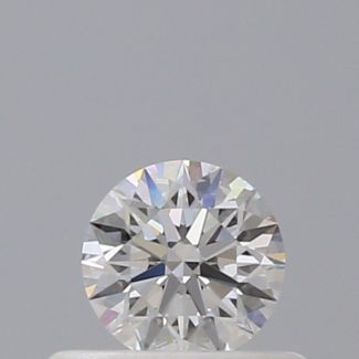 0.35 Carat Round D VVS2 EX GIA Natural Diamond