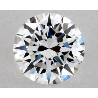 0.57 Carat Round H VVS2 EX GIA Natural Diamond